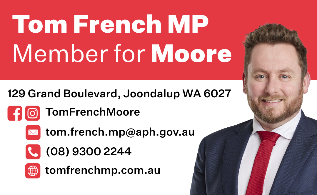 Office of Tom French MP – Federal Member for Moore featured image